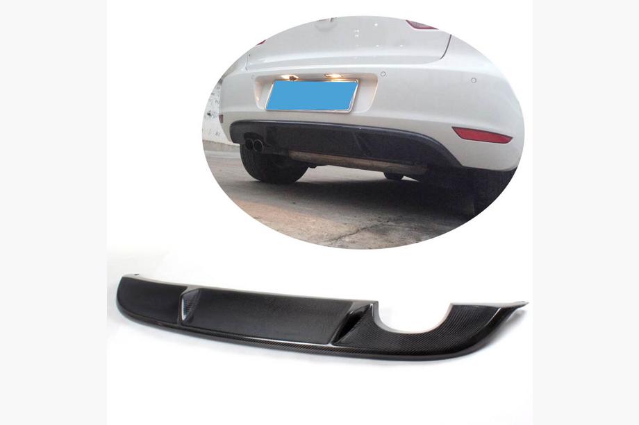 Volkswagen Golf 6 2008–2014 Bagkofanger diffuser V1 (til Base HB 2010-2013, carbon) Image