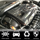 Volkswagen Golf 6 2008–2014 Motordæksel (til GTI HB 2010-2013, Kulfiber) foto 2