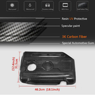Volkswagen Golf 6 2008–2014 Motordæksel (til GTI HB 2010-2013, Kulfiber) foto 5