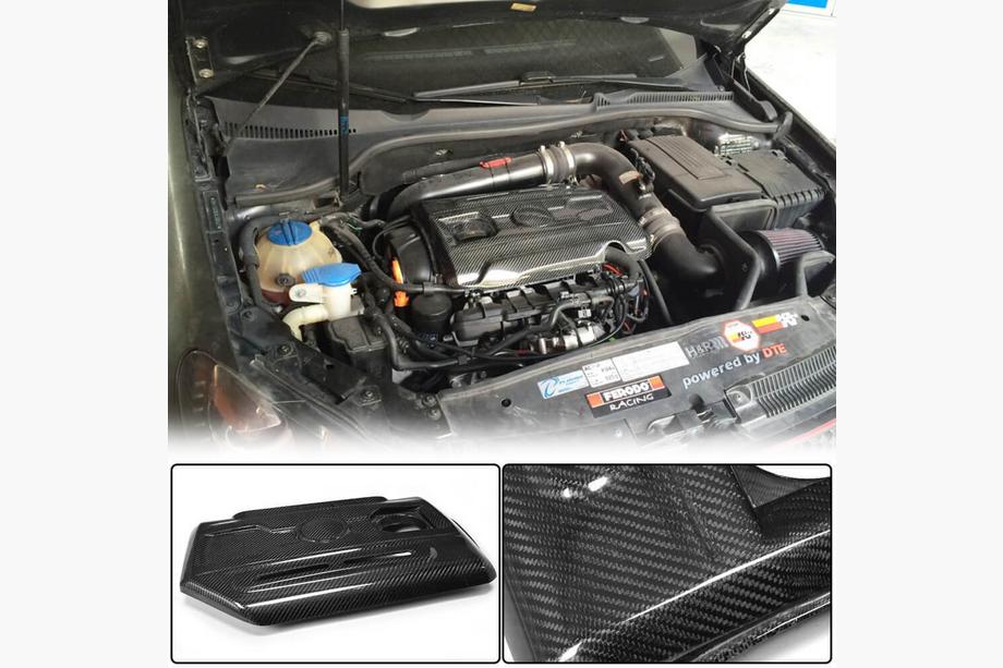 Volkswagen Golf 6 2008–2014 Motordæksel (til GTI HB 2010-2013, Kulfiber) Image