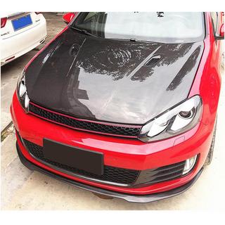 Frontsplitter til forreste kofanger Lip V1 (til GTI HB 2010-2013, kulfiber) foto 2