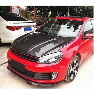 Frontsplitter til forreste kofanger Lip V1 (til GTI HB 2010-2013, kulfiber) foto 3