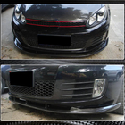 Volkswagen Golf 6 2008–2014 Frontspoilerlæbe Lip V2 (til GTI HB 2010-2013, carbon) foto 4