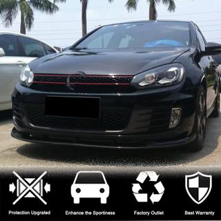 Frontspoilerlæbe Lip V2 (til GTI HB 2010-2013, carbon) foto 2