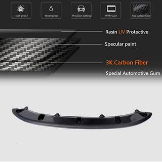 Front bumper lip Lip V3 (til GTI HB 2010-2013, kulfiber) foto 4