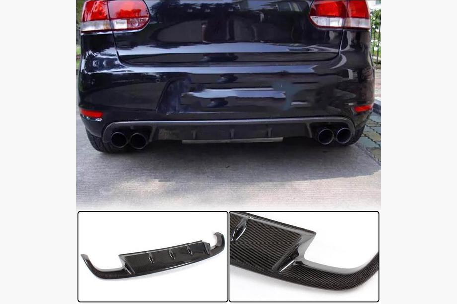 Volkswagen Golf 6 2008–2014 Bagkofanger-diffuser V1 (til GTI HB 2010-2013, carbon) Image