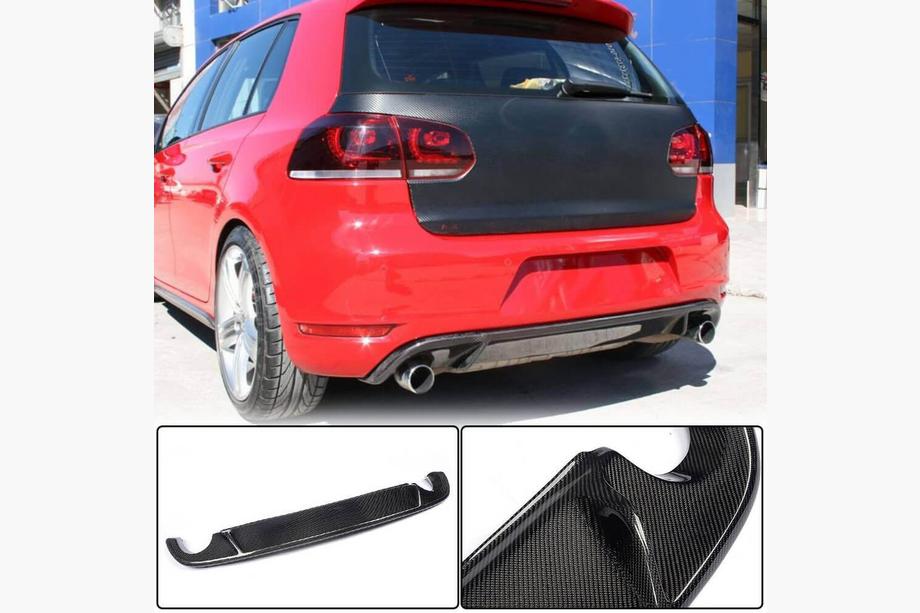 Volkswagen Golf 6 2008–2014 Bagkofangerdiffuser V2 (til GTI HB 2010-2013, carbon) Image
