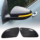 Volkswagen Golf 6 2008–2014 Kulfiber spejlkåber (til HB 2010-2013, Carbon) foto 1