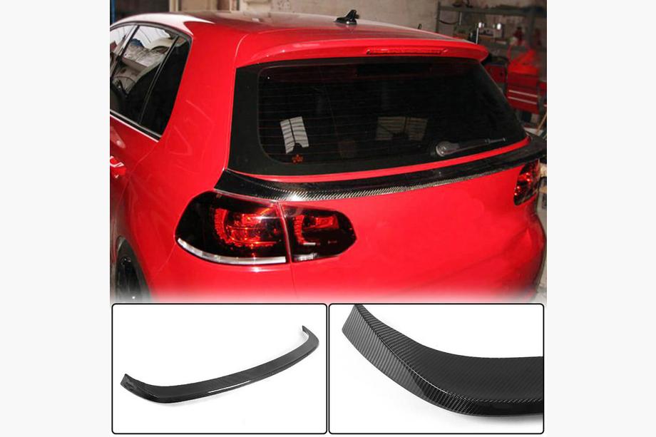 Volkswagen Golf 6 2008–2014 Nedre spoilerlæbe (til GTI/R HB 2010-2013, carbon) Image