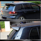 Volkswagen Golf 6 2008–2014 Spoiler V3 (til GTI/R HB 2010-2013, kulfiber) foto 5