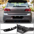 Volkswagen Golf 6 2008–2014 Bagkofanger-diffuser V1 (til R/R20 HB 2010-2013, kulfiber) foto 1