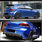 Volkswagen Golf 6 2008–2014 Bagkofanger-diffuser V1 (til R/R20 HB 2010-2013, kulfiber) foto 4
