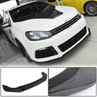 Volkswagen Golf 6 2008–2014 Frontspoiler læbe Lip V2 (til R HB 2010-2013, kulfiber) foto 1