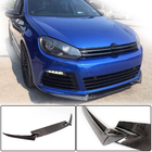 Volkswagen Golf 6 2008–2014 Front bumperlæbe Lip V3 (til R HB 2010-2013, Carbon) foto 1