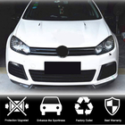 Volkswagen Golf 6 2008–2014 Front bumperlæbe Lip V3 (til R HB 2010-2013, Carbon) foto 2