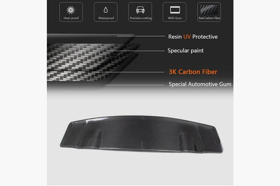 Volkswagen Scirocco 2008–2017 Spoiler V2 (til Base, carbon) Foto 5