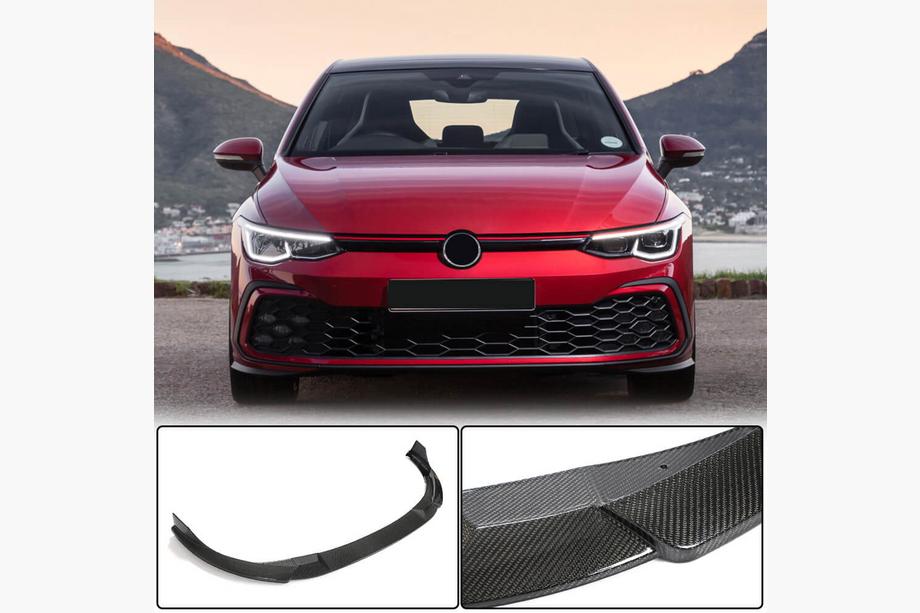 Volkswagen Golf 8 2019– Front kofangerlæbe Lip (til GTI HB, kulfiber) Image