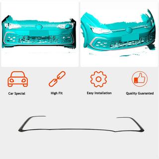 Frontbumper-indsatser (til GTI HB, dry carbon) foto 2