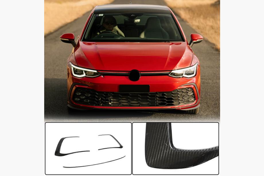Volkswagen Golf 8 2019– Frontbumper-indsatser (til GTI HB, dry carbon) Image