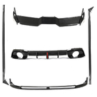 Volkswagen Golf 8 2019– Carbon FullSet karrosserikit (til GTI & R EU HB 2019-2024), kulfiber foto 1