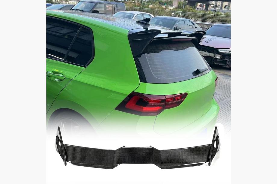 Volkswagen Golf 8 2019– Spoiler V2 (til GTI/R EU 2019-2024, carbon) Image
