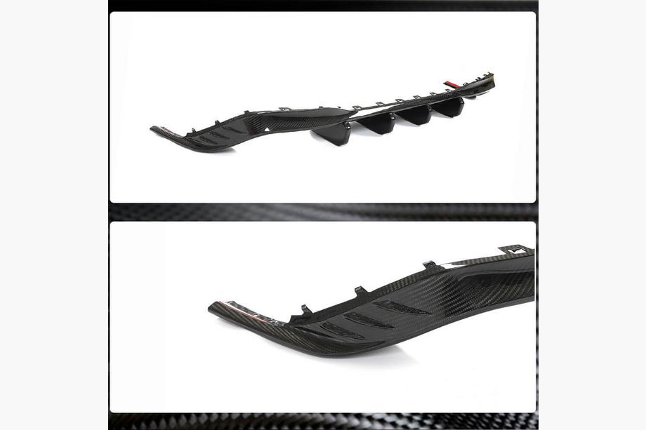 Volkswagen Golf 8 2019– Bagkofanger-diffuser (til R HB, tør carbonfiber) Foto 4