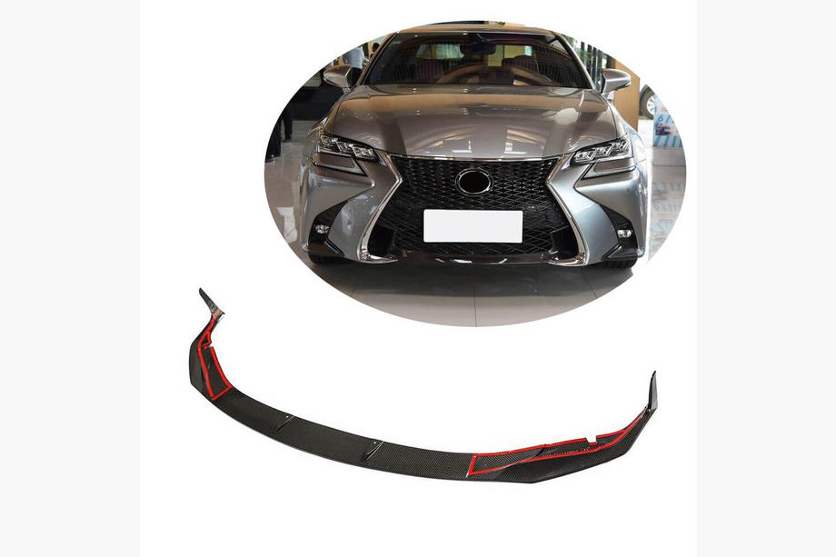 Lexus GS 2011–2020 Frontlæbe til forreste kofanger Lip (til GS F 2015-2020, carbon) Foto 1