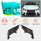 Lexus GS 2011–2020 Frontbumper-læber (til F-Sport 2011-2015, carbon) foto 2