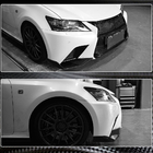 Lexus GS 2011–2020 Frontbumper-læber (til F-Sport 2011-2015, carbon) foto 4