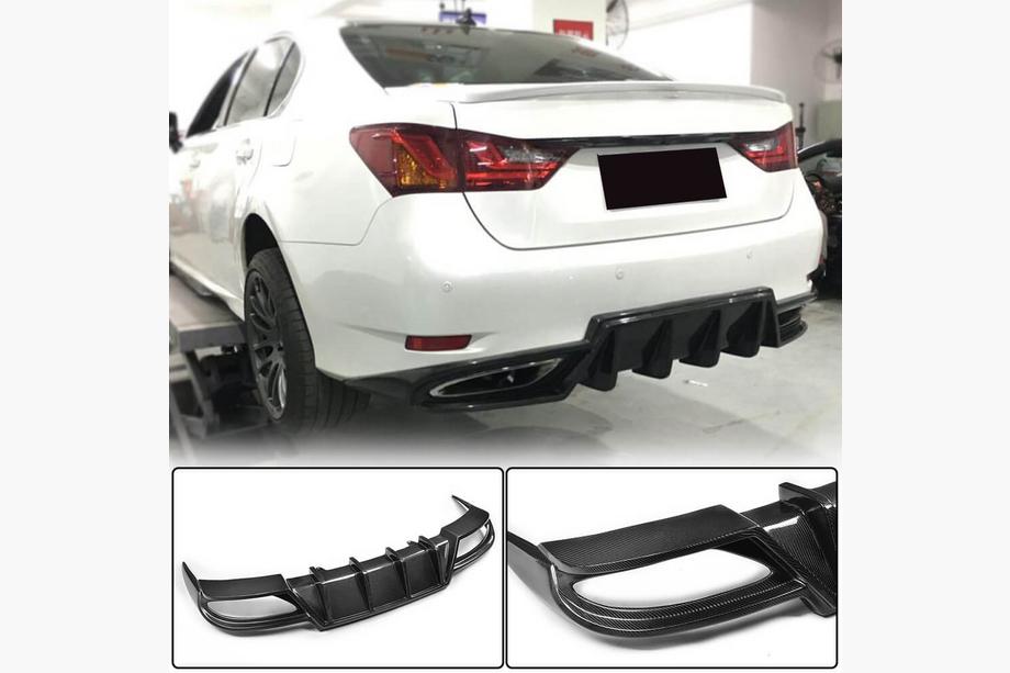 Lexus GS 2011–2020 Bagkofanger-diffuser (til F-Sport 2011-2015, kulfiber) Image