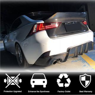 Bagkofangerdiffuser V1 (til Base/F-Sport 2013-2016, carbon) Lexus IS 2013– foto 2