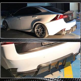 Bagkofangerdiffuser V1 (til Base/F-Sport 2013-2016, carbon) Lexus IS 2013– foto 4