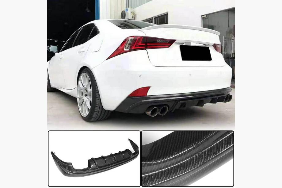 Lexus IS 2013– Bagkofanger-diffuser V2 (til Base/F-Sport 2013-2016, carbon) Image