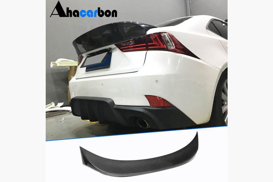 Lexus IS 2013– V4 spoiler (til 2013-2020, kulfiber) Foto 1