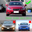 Lexus IS 2005–2013 Front kofangerlæbe Lip (til Base 2011-2013, carbon) foto 6