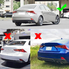 Lexus IS 2013– Bagerste kofangerdiffuser (til Base/F-Sport 2016-2020, carbon) foto 9