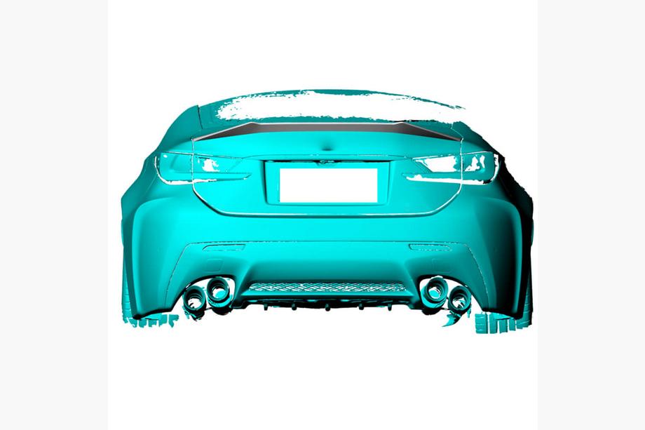 Lexus RC 200t 2014– Spoiler (til RC F 2014-2018, carbon) Foto 2
