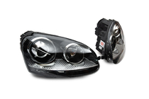 Volkswagen Golf 5 2003–2009 Forlygter med projektorlinse Black (2 stk.) foto 3