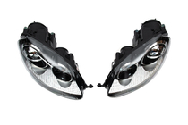 Volkswagen Golf 5 2003–2009 Forlygter med projektorlinse Black (2 stk.) foto 4