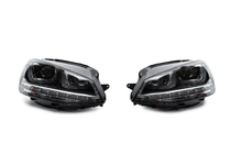 Volkswagen Golf 7/E-Golf 2012–2020 Forlygter (2012-2017, sekventiel blinklys, 2 stk) foto 5