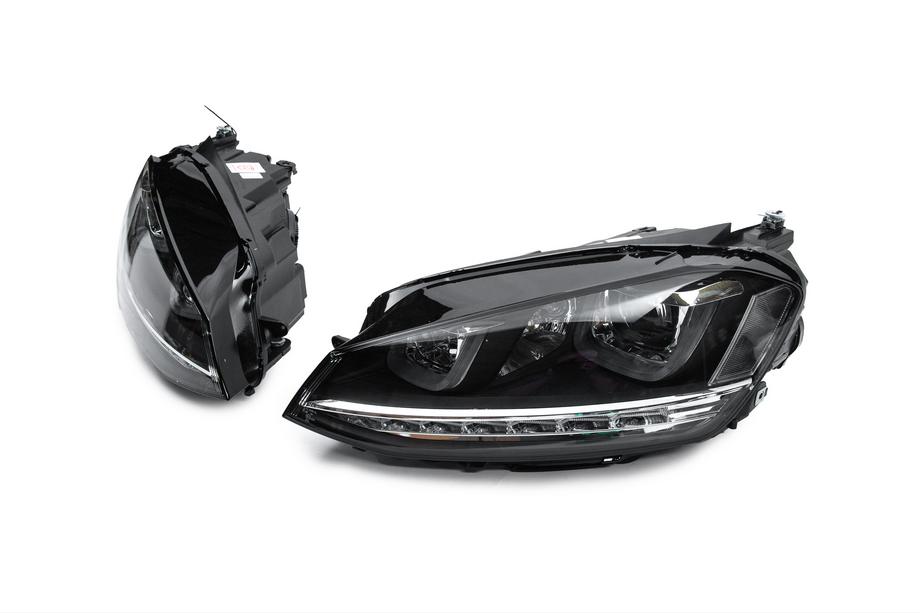 Volkswagen Golf 7/E-Golf 2012–2020 Forlygter (2012-2017, sekventiel blinklys, 2 stk) Image