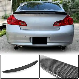 SD V1 spoiler (til G37 2009-2013, G25 2011-2012, carbon) foto 2