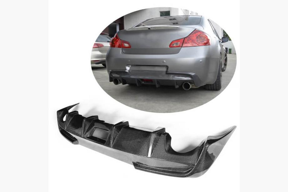 Infiniti G25/G35/37 (V36/CV36) 2006–2015 Carbon FullSet bodykit-sæt (til G37 SD 2009-2013, kulfiber) Foto 3