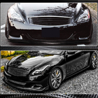 Infiniti G25/G35/37 (V36/CV36) 2006–2015 Frontsplitter til forreste kofanger (til G37 Coupe 2009-2013, carbon) foto 3