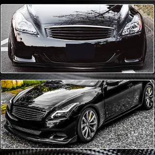 Frontsplitter til forreste kofanger (til G37 Coupe 2009-2013, carbon) foto 3
