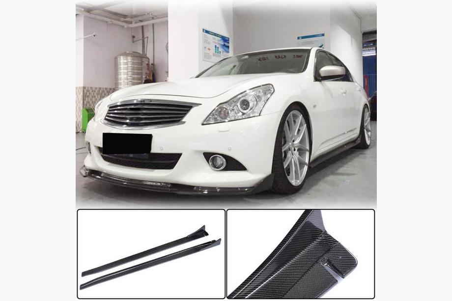 Infiniti G25/G35/37 (V36/CV36) 2006–2015 Sideskørter (til G37 SD 2009-2013, carbon) Image
