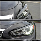 Infiniti Q50/Q60 2013–2024 Forlygtevipper (til Q50 2014-2017, kulfiber) foto 4