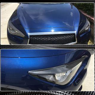 Forlygtevipper (til Q50 2014-2017, kulfiber) Infiniti Q50/Q60 2013–2024 foto 3