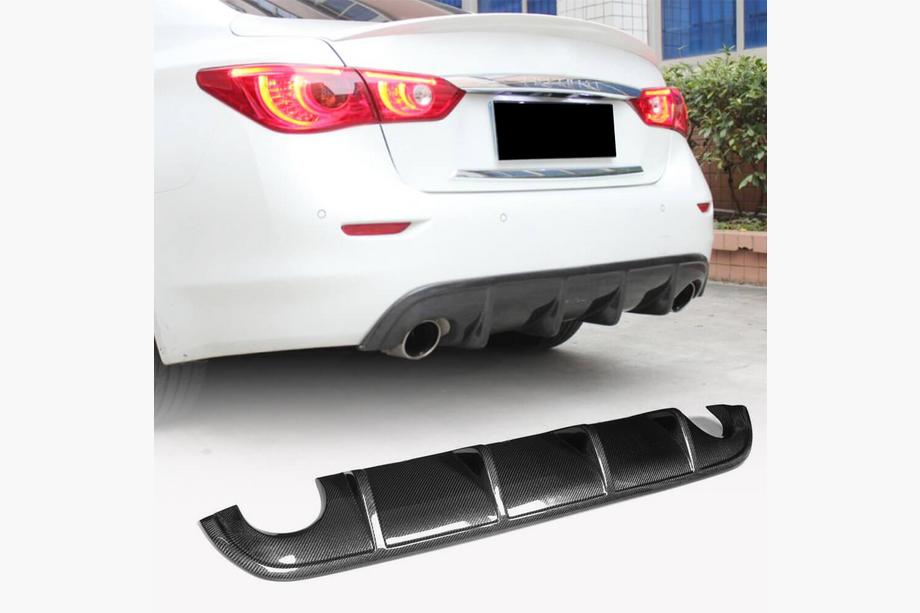 Infiniti Q50/Q60 2013–2024 Bagkofangerdiffuser V1 (til Q50 Base/Sport 2014-2017, carbon) Image