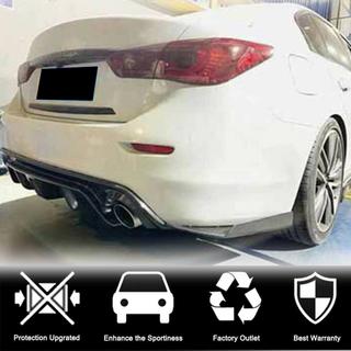 Kulfiber bagkofangerliste (til Q50 Base/Sport 2014-2017) Infiniti Q50/Q60 2013–2024 foto 2